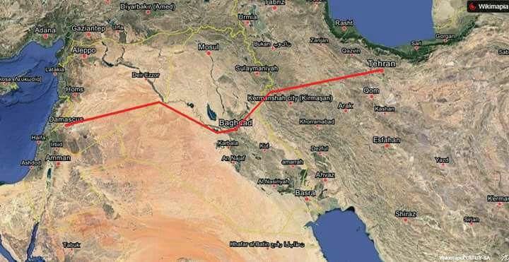 ♦️بزرگراه زمینی ایران-سوریه احداث می‌شود
