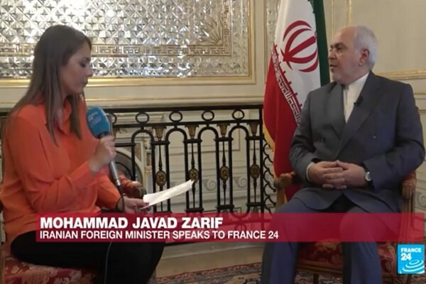 ️ظریف در گفتگو با فرانس 24: هیچ کس نباید یک ایرانی را تهدید کند