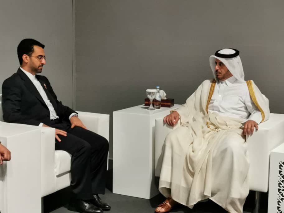 ️دیدار آذری جهرمی با نخست وزیر قطر