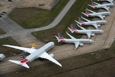 خطوط هواپیمایی آمریکا ۹.۵میلیارد دلار اعتبار دیگر دریافت می‌کنند